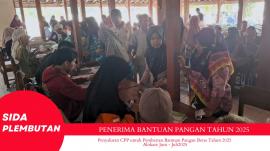 Penyualuran Bantuan Pangan Pemerintah (CPP) di Plembutan